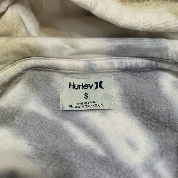 Hurley Womens Ivy Tie Dye Easy Raglan Hoodie Fleece Sweatshirt Small Multicolor - Picture 9 of 12